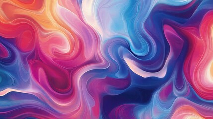 Obraz premium A visually captivating seamless pattern featuring beautiful abstract fluid art.