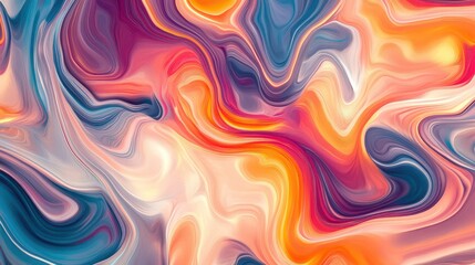 Obraz premium A visually captivating seamless pattern featuring beautiful abstract fluid art.