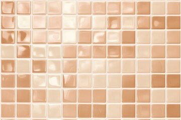 Beige and Light Brown Glossy Square Tiles