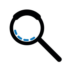 Search magnifier  glass icon.