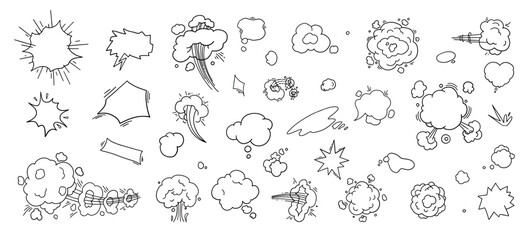 Naklejka premium Crayon speech bubble children set. Round, cloud and star frame for text. Chalk texture dialog speech balloon. Crayon bubble for talk and children comic design. Vector illustration on white background