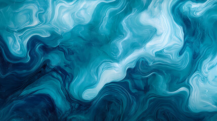 Bright Cyan Blue Water Ripple Surface Texture