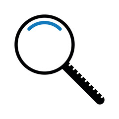 Search magnifier  glass icon.