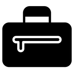 Suitacase Bag Travel Glyph Icon