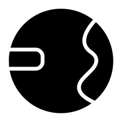 Travel Globe Earth Glyph Icon