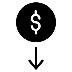 Low Price Cheap Glyph Icon