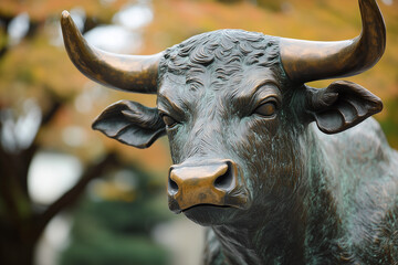 Naklejka premium ブル・ベア 株式投資のイメージ