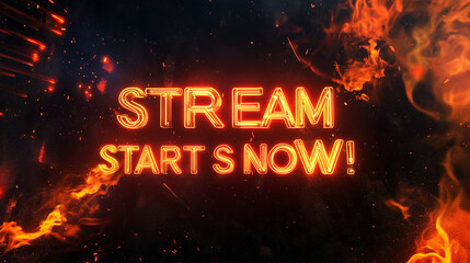 Dynamic and Vibrant Stream Start Design Live Stream Intro