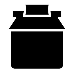 Super Store Market Glyph Icon