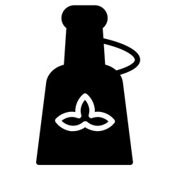 Supermarket Shopping Mall Glyph Icon