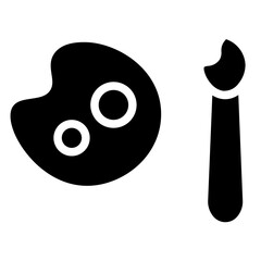 Supermarket Shopping Mall Glyph Icon