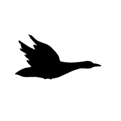 Flying Goose Silhouette 