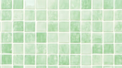 Light Green Glass Tile Mosaic