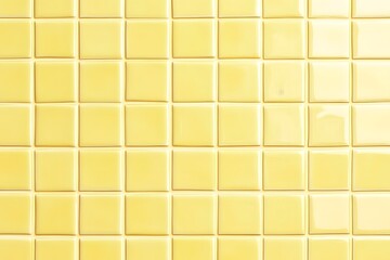 Pale Yellow Glossy Square Tile Grid