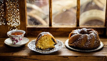 Engage with the sounds of laughter and clinking cups in a tea gathering.  
