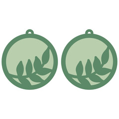 Layered Leaf Earrings