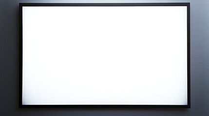 Simple Geometric Border Around a White Blank Text Area &ndash; Clean and Minimalistic Background Design