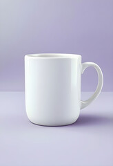 Obraz premium empty white cup