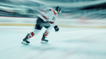 People playing ice hockey with heavy gear on ice surface.