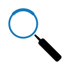 Search magnifier  glass icon.
