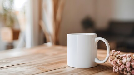 White mug mockup isolated on white background Blank mug Blank product Mug mockup Mug ceramic blank