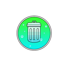 trash bin icon