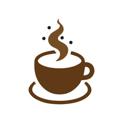 Coffee Cup icon illustration flat