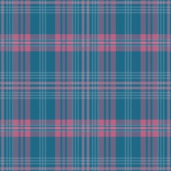  Tartan seamless pattern, blue and pink, can be used in fashion design. Bedding, curtains, tablecloths 