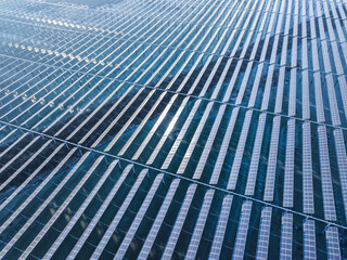 Drones capture large-scale photovoltaic panels on site