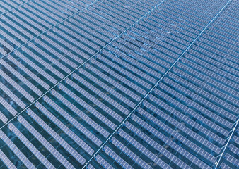 Drones capture large-scale photovoltaic panels on site