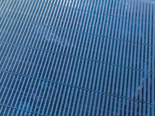 Drones capture large-scale photovoltaic panels on site