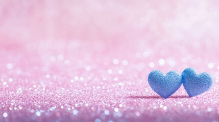 Fototapeta premium Valentine’s Day greeting card background template with heart shape