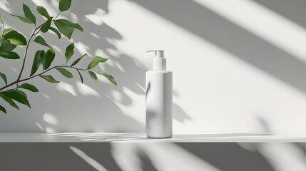 Bathroom interior with copy space