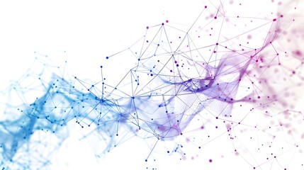 Naklejka premium A transverse DNA network concept on a white background, a digital analysis of chromosomes, a human DNA test for viral disease or cancer, a 3D illustration