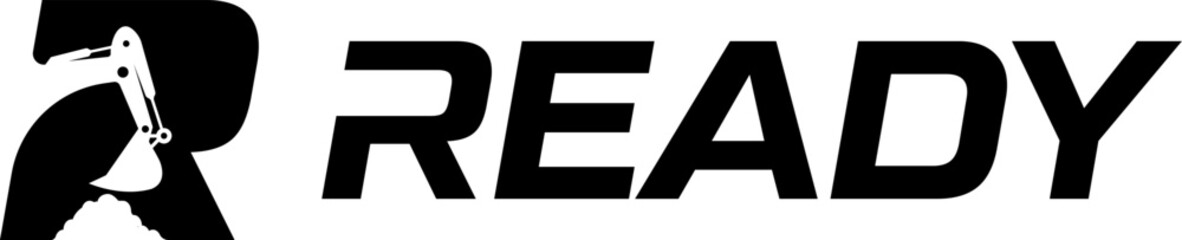 Simple logo mining or construction industry logo design