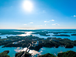賢島と英虞湾（三重県志摩市）