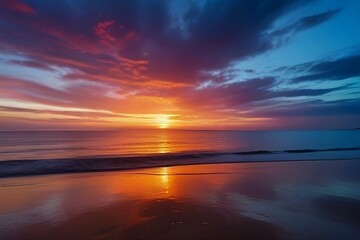 sunrise over the sea