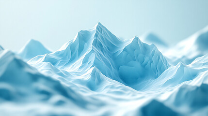 White snowy mountains under a vibrant blue sky symbolizing travel lifestyle resilience and challenges ideal for adventurous journeys or serene getaways capturing nature's majestic and inspiring essenc