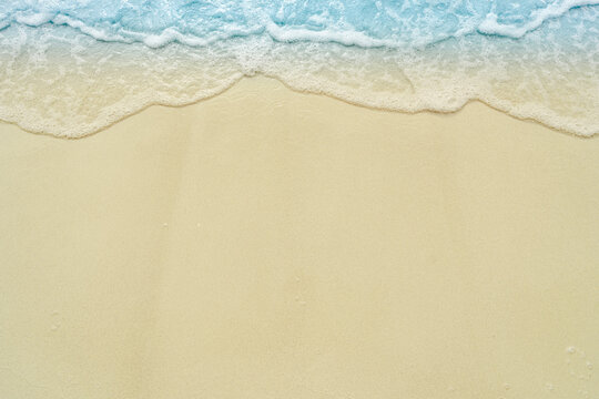 sand beach top view background