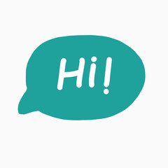 a text with bubbles chat shapes