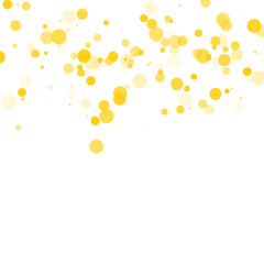 yellow speckles bubbles transparent overlay