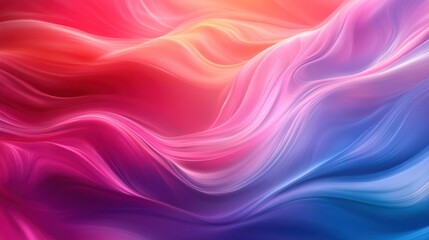 Background vibrant blend of swirling pink, red, and blue hues in an abstract fluid art composition, perfect for dynamic backfrop and creative backgrounds