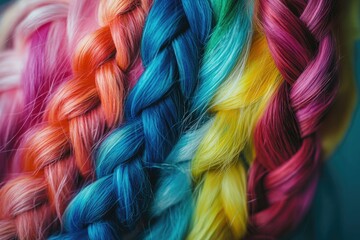Rainbow of hair extensions for diverse styling options