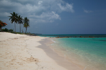 Beautiful tranquil Bany beach, Guardalavaca, Holguin province, Cuba
