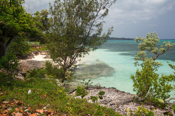 Beautiful tranquil Bany beach, Guardalavaca, Holguin province, Cuba