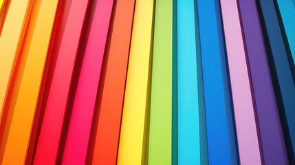 Obraz premium A vibrant and dynamic color gradient background showcasing a full range of hues, seamlessly transitioning through different shades, from warm to cool tones. 