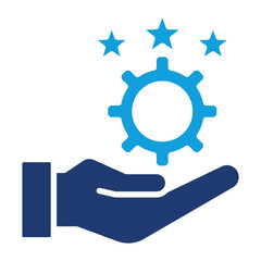 Reputation Management Icon Element For Design