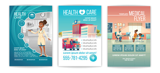 Medical Healthcare Flyer Design Template, Health medical flyer, Healthcare cover a4 template, Corporate healthcare and medical flyer or poster design Print