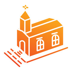 Fototapeta premium church icon element for design