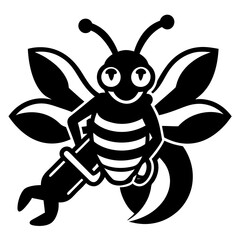 bee and honey